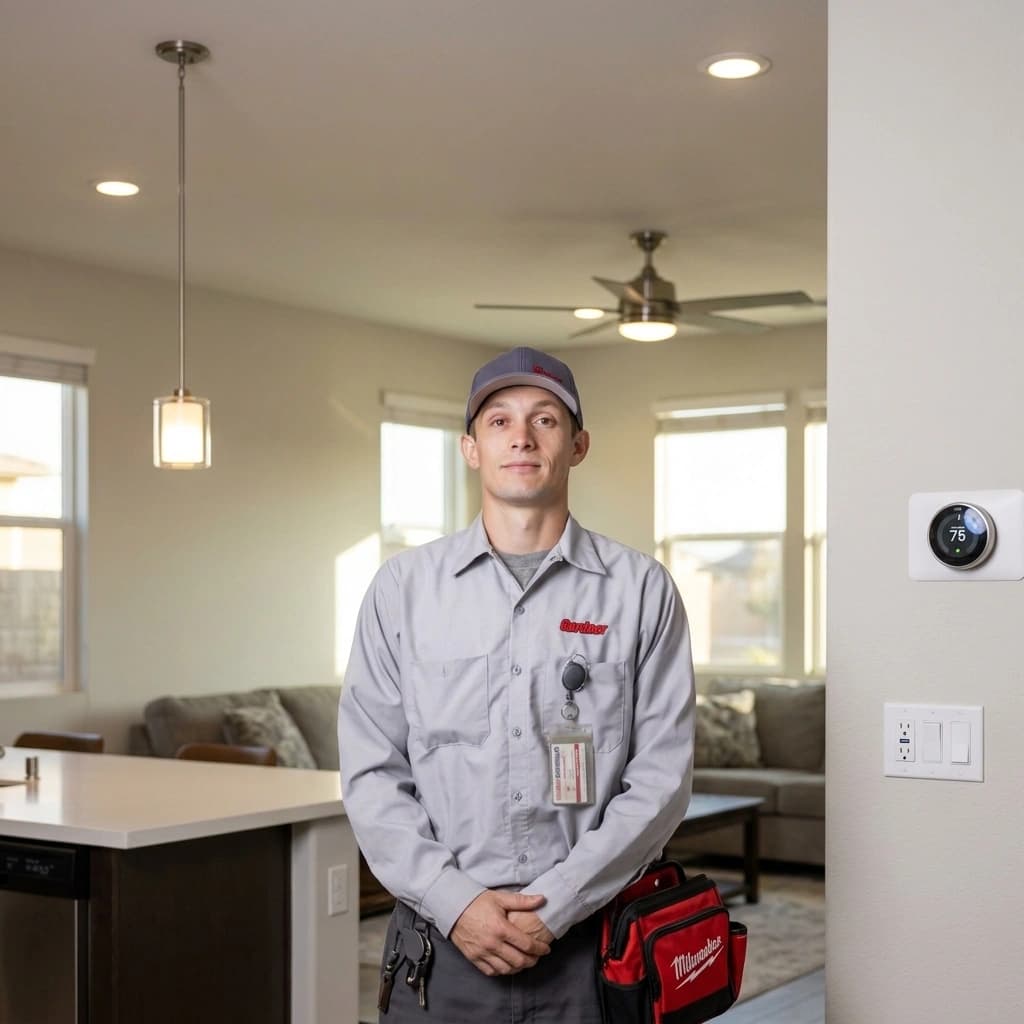 Gardner electrician in a Murrieta home interior representing the full range of fixture installation services including lighting, outlets, and ceiling fans